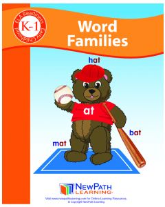 Word Families Student Activity Guide - Grades K-1 - Print Version