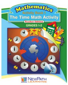 The Time Math Activity Series - Book 1 - Grades 1 - 2 - Downloadable eBook