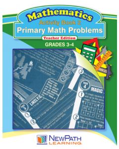 Primary Math Problems Series - Book 2 - Grades 3 - 4 - Downloadable eBook