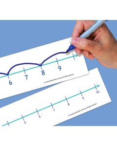 Number Line 0-10, Laminated Set of 10