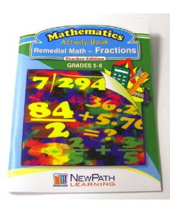 Remedial Math Series - Fractions Workbook - Grades 5 - 6 - Print Version